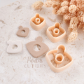 Polymer Clay Cutter, Rounded Abstract Shape, Modern Earring Cutter Tool, Clay Cutter for Jewelry, A-04