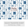 Papier transfert pour pâte polymère – Feuille hydrosoluble TP-455