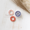 High quality polymer clay cutter creating clean sharp cuts for earrings and jewelry making
