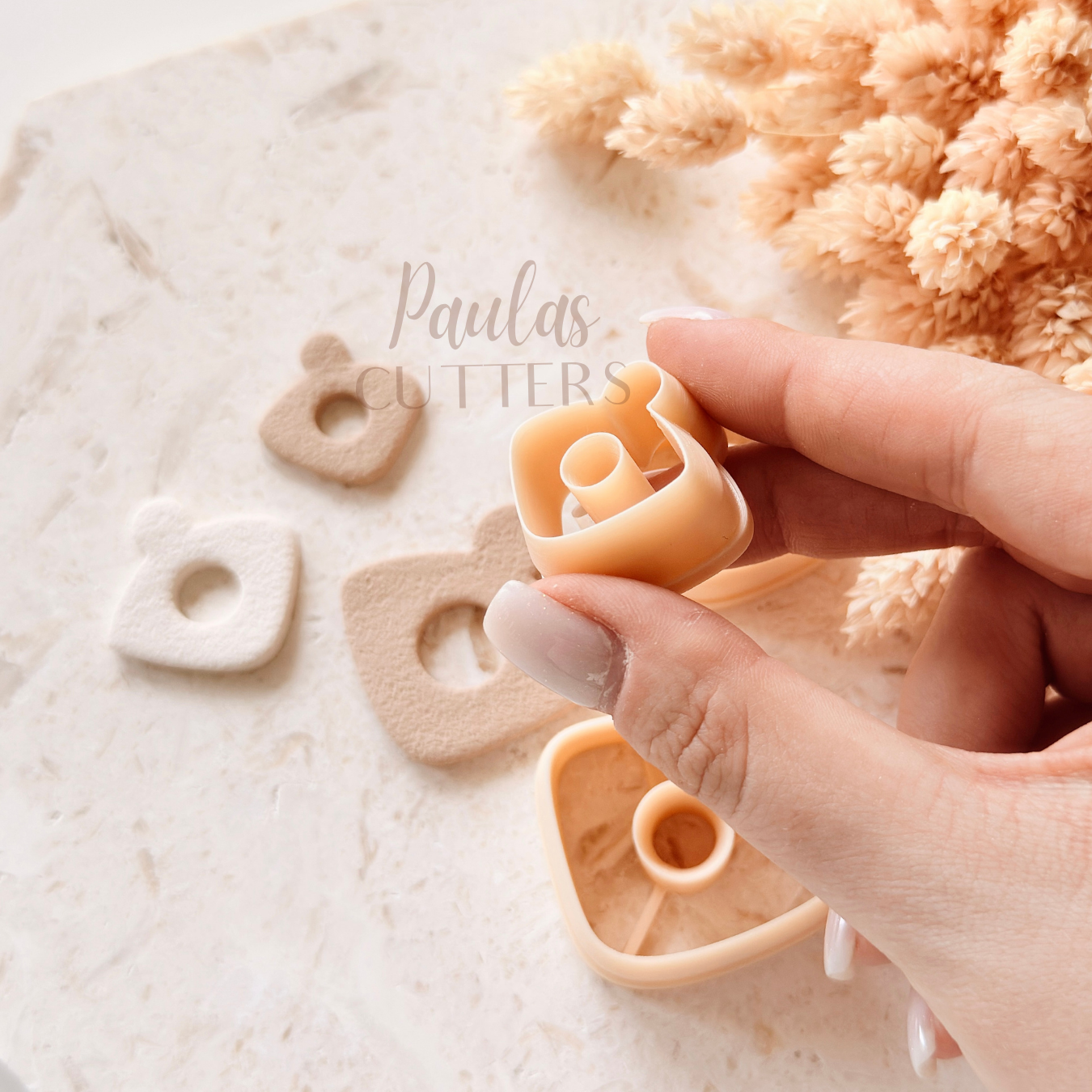 Polymer Clay Cutter, Rounded Abstract Shape, Modern Earring Cutter Tool, Clay Cutter for Jewelry, A-04