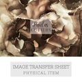 Papier transfert pour pâte polymère – Feuille hydrosoluble TP-455