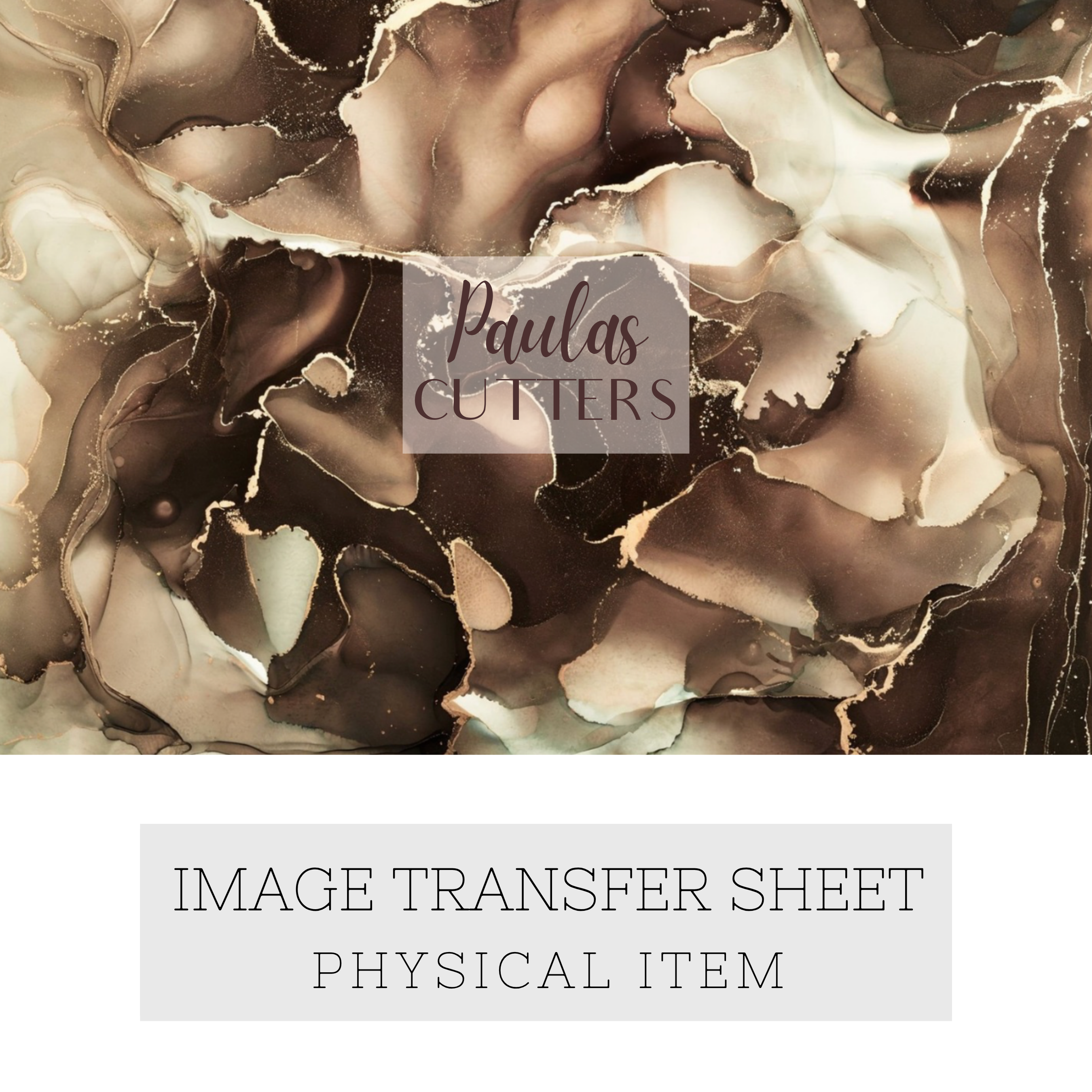 Papier transfert pour pâte polymère – Feuille hydrosoluble TP-455