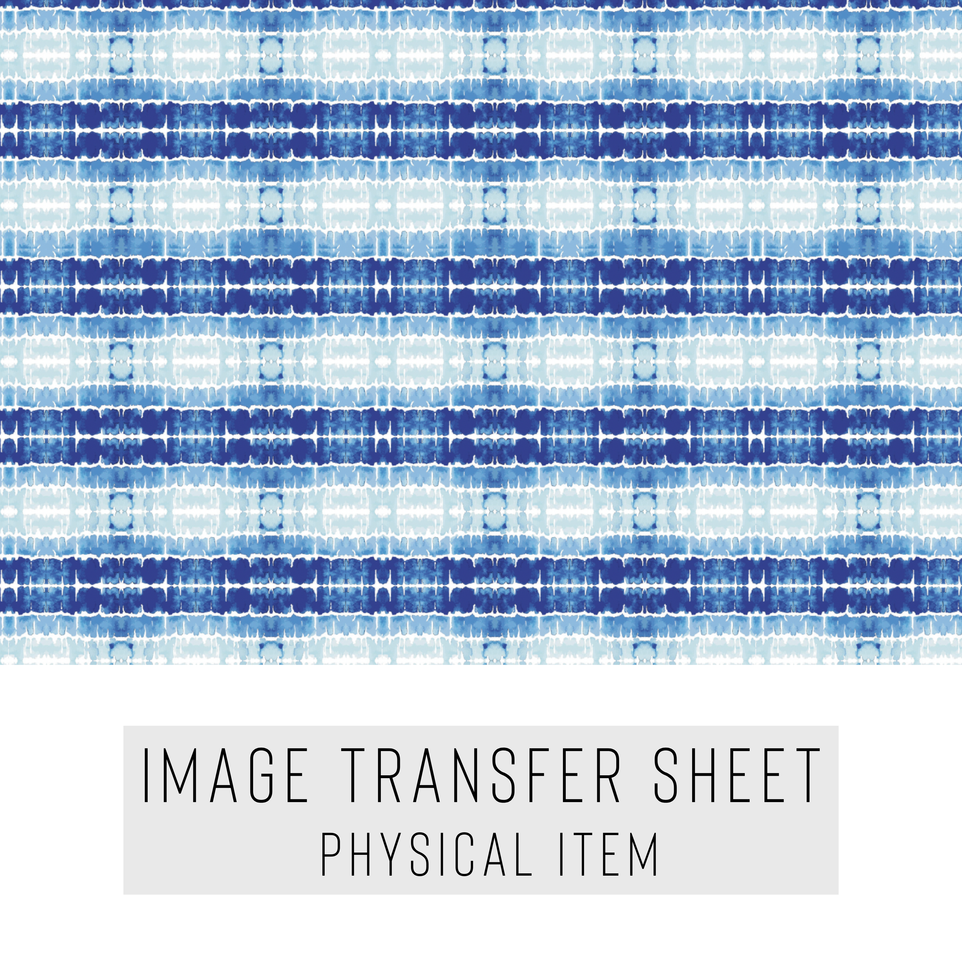 High quality water-soluble transfer paper applied on polymer clay, vibrant detailed pattern