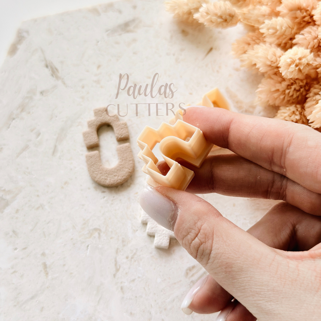 Polymer Clay Cutter, Arch Abstract Shape, Modern Earring Cutter Tool, Clay Cutter for Jewelry, A-16