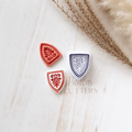 High quality polymer clay cutter creating clean sharp cuts for earrings and jewelry making