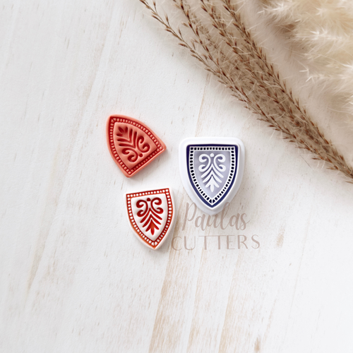 High quality polymer clay cutter creating clean sharp cuts for earrings and jewelry making