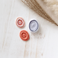 High quality polymer clay cutter creating clean sharp cuts for earrings and jewelry making