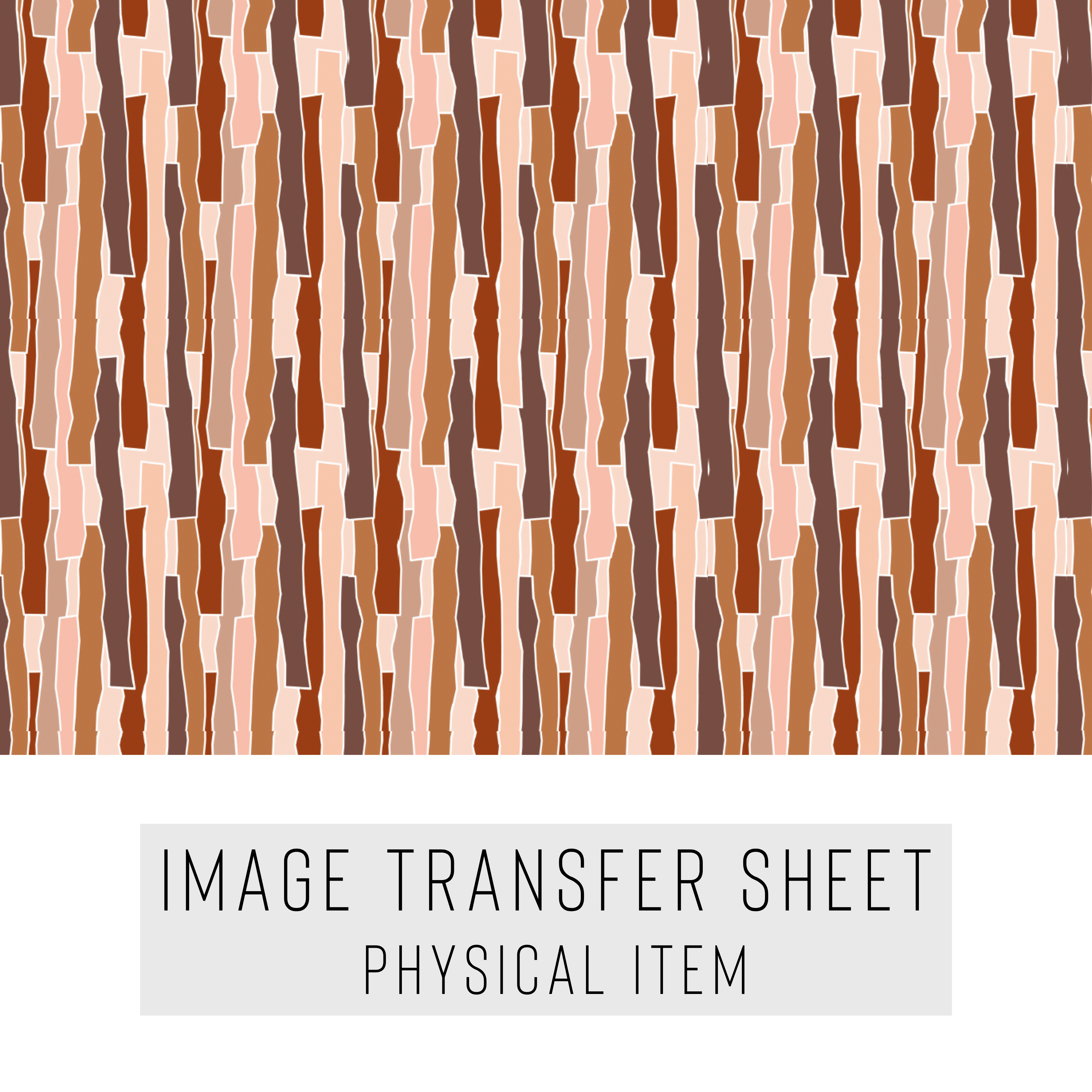 High quality water-soluble transfer paper applied on polymer clay, vibrant detailed pattern