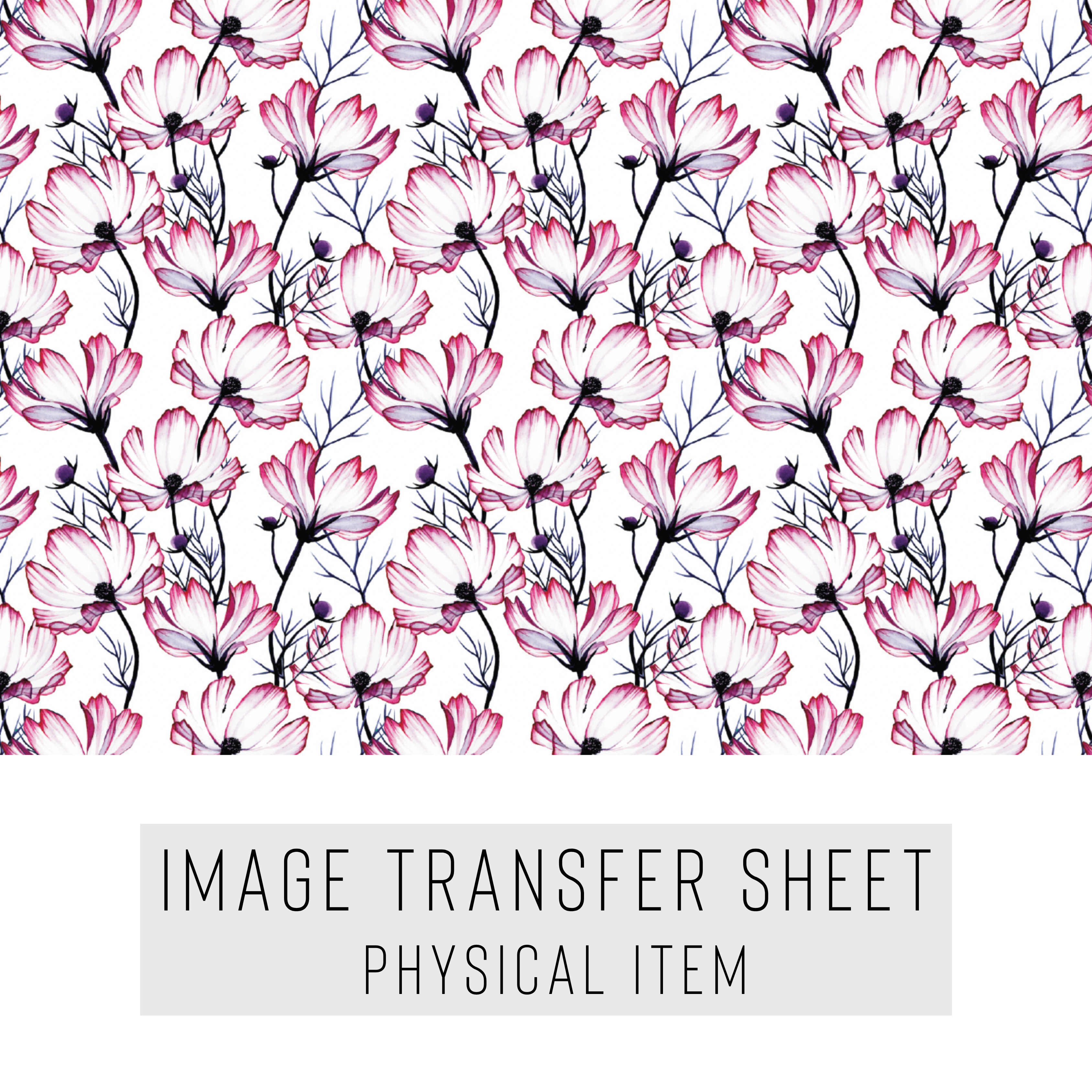 High quality water-soluble transfer paper applied on polymer clay, vibrant detailed pattern