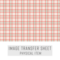 High quality water-soluble transfer paper applied on polymer clay, vibrant detailed pattern