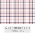 High quality water-soluble transfer paper applied on polymer clay, vibrant detailed pattern
