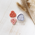 High quality polymer clay cutter creating clean sharp cuts for earrings and jewelry making