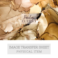 Papier transfert pour pâte polymère – Feuille hydrosoluble TP-455