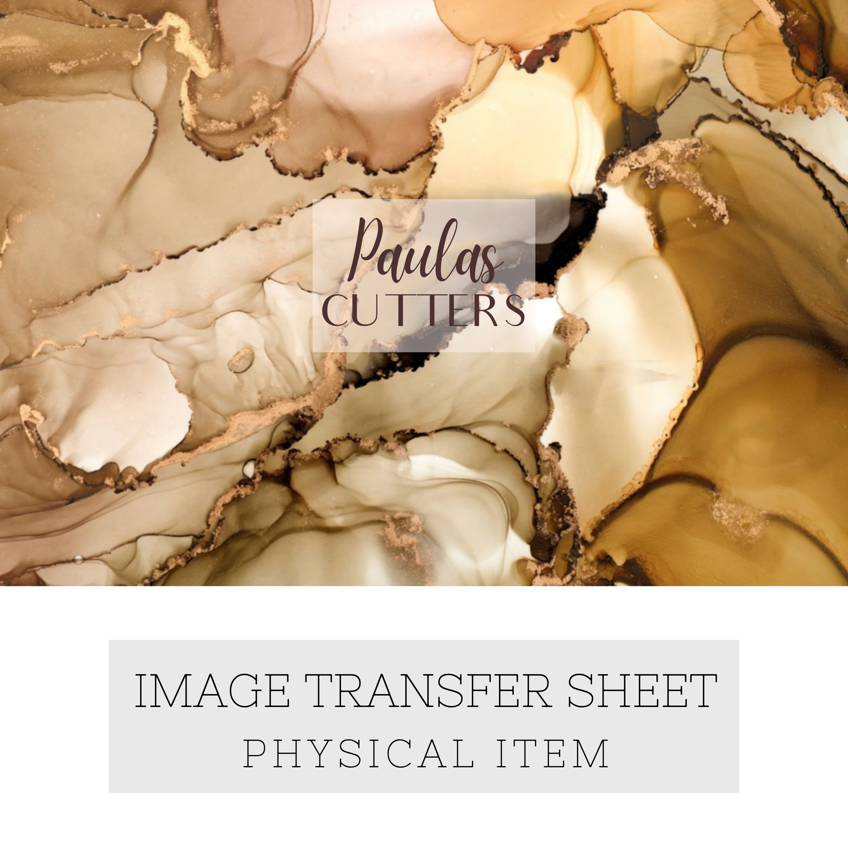 Papier transfert pour pâte polymère – Feuille hydrosoluble TP-455