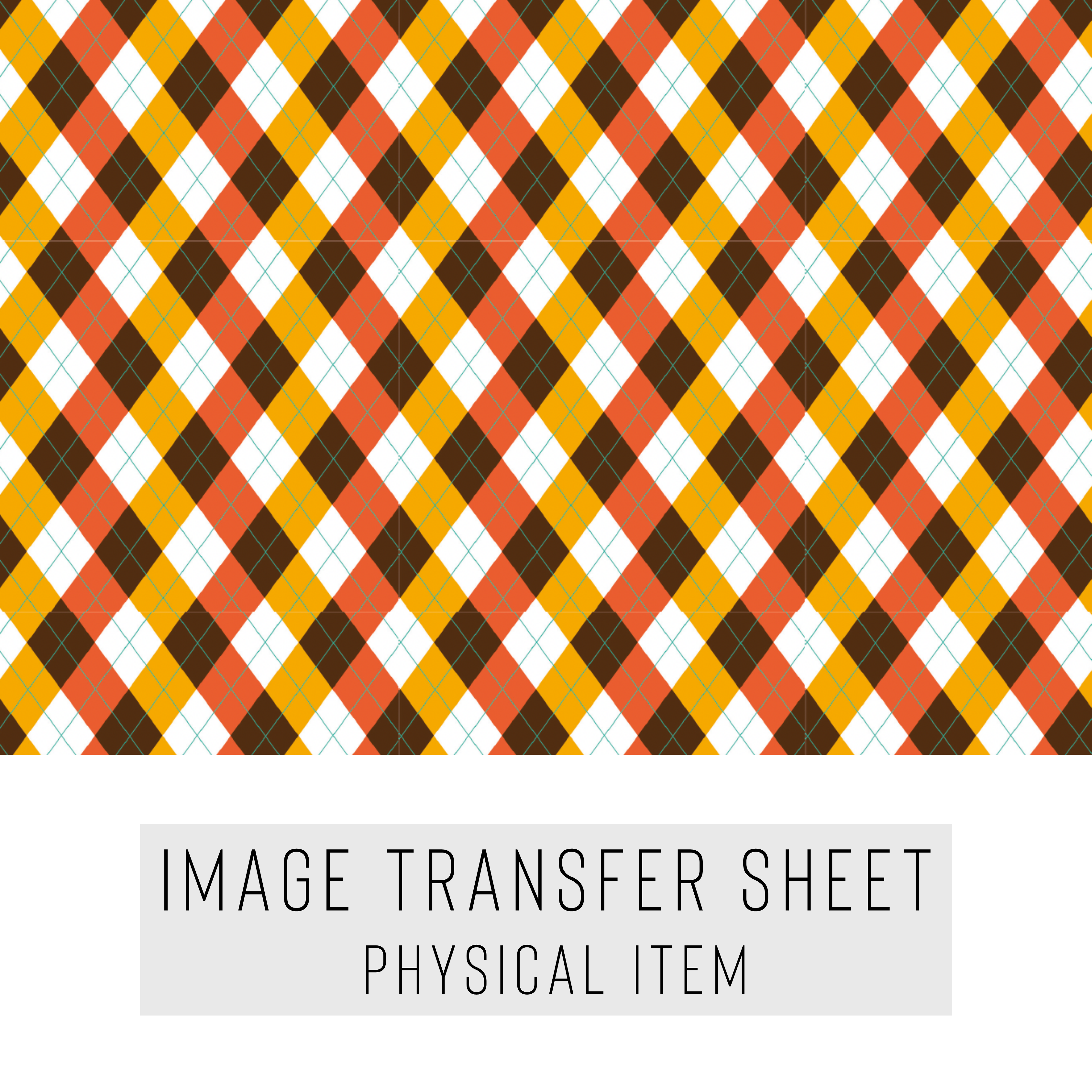 High quality water-soluble transfer paper applied on polymer clay, vibrant detailed pattern