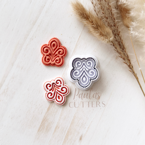 High quality polymer clay cutter creating clean sharp cuts for earrings and jewelry making
