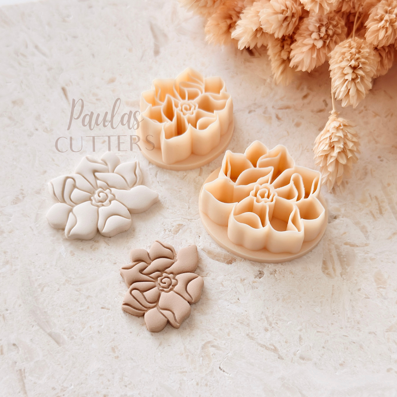 Polymer Clay Cutter, Floral Shapes, Statement Flower Earring Cutter Tool, Clay Cutters for Jewelry, B-11