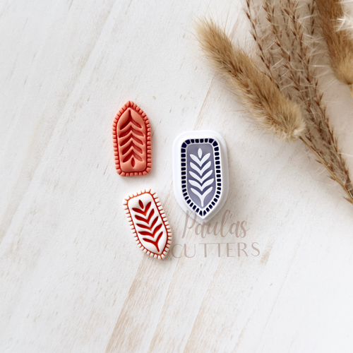High quality polymer clay cutter creating clean sharp cuts for earrings and jewelry making
