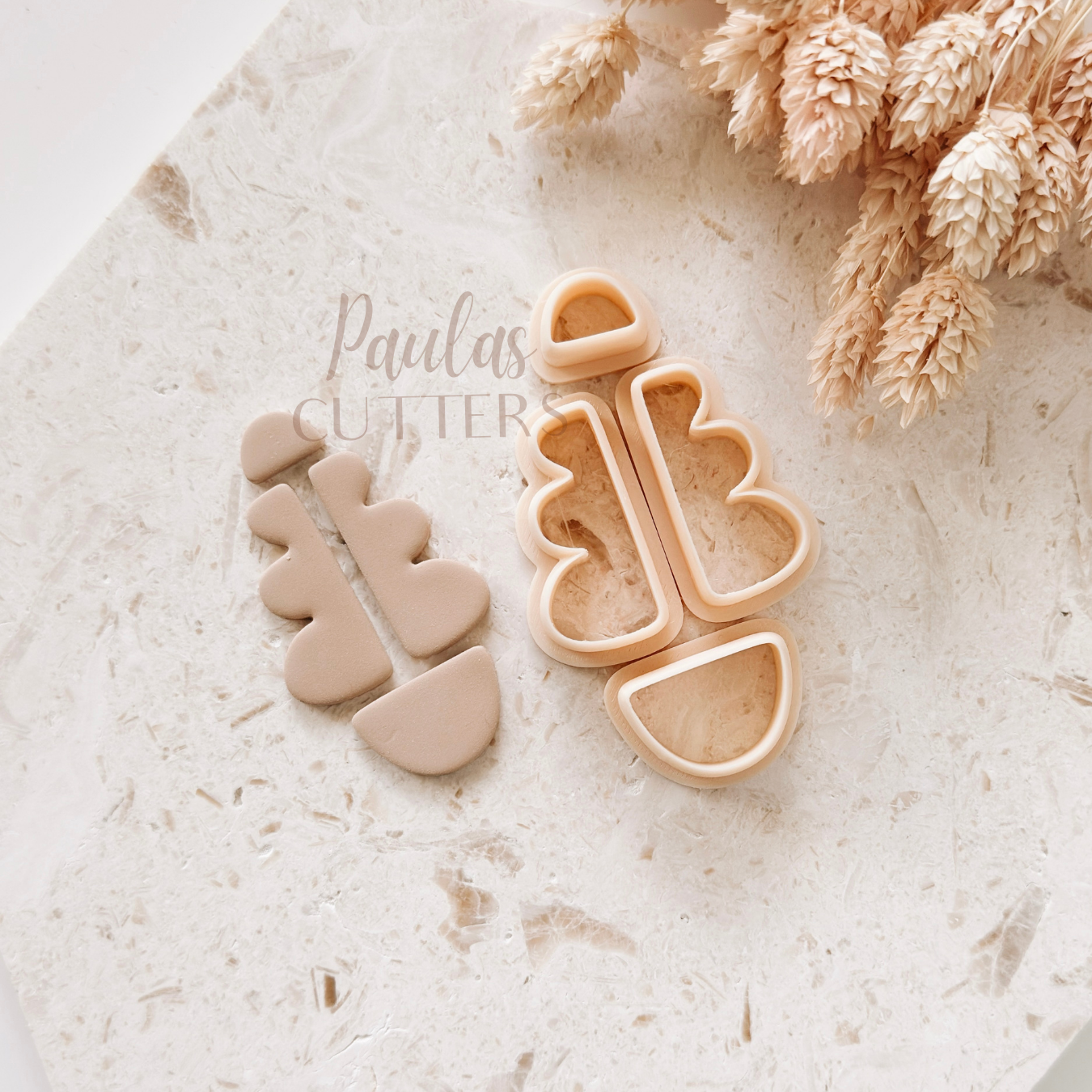 Polymer Clay Cutter, Abstract Totem Shape, Modern Earring Cutter Tool, Clay Cutter for Jewelry Making, C-23