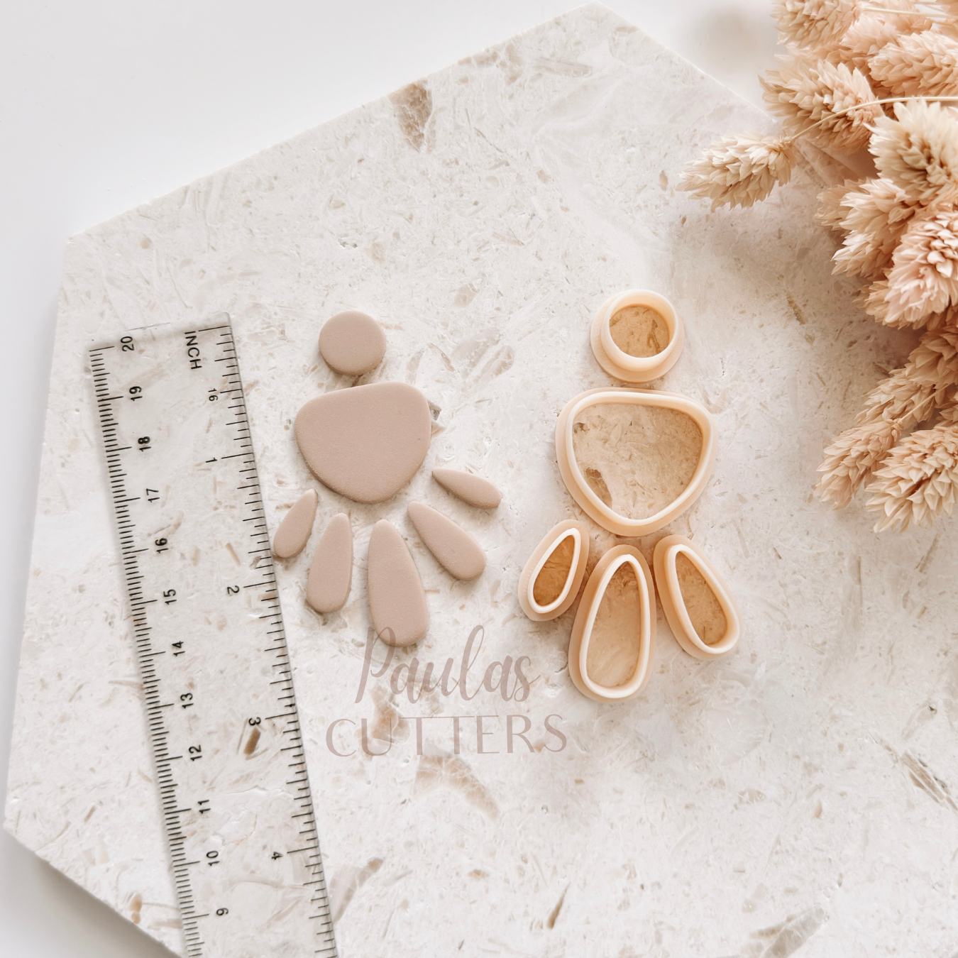Polymer Clay Cutter, Rainbow Shapes, Cute Earring Cutter Tool, Clay Cutters for Jewelry Making, C-02