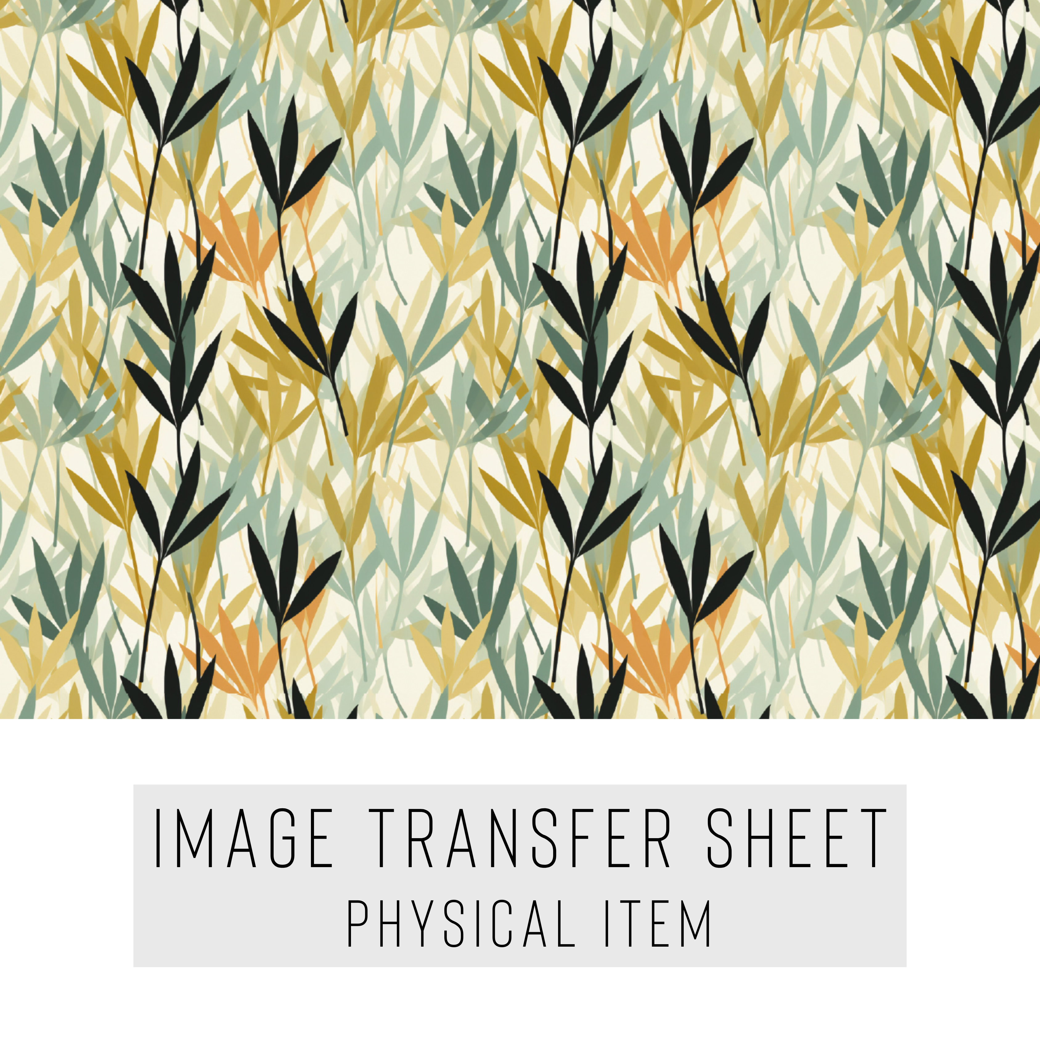 High quality water-soluble transfer paper applied on polymer clay, vibrant detailed pattern