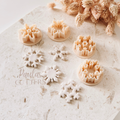 Polymer Clay Cutter, Snowflake Shape, Winter Earring Cutter Tool, Clay Cutter for Jewelry Making, D-12 / D-12 / D-13 / D14