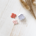 High quality polymer clay cutter creating clean sharp cuts for earrings and jewelry making