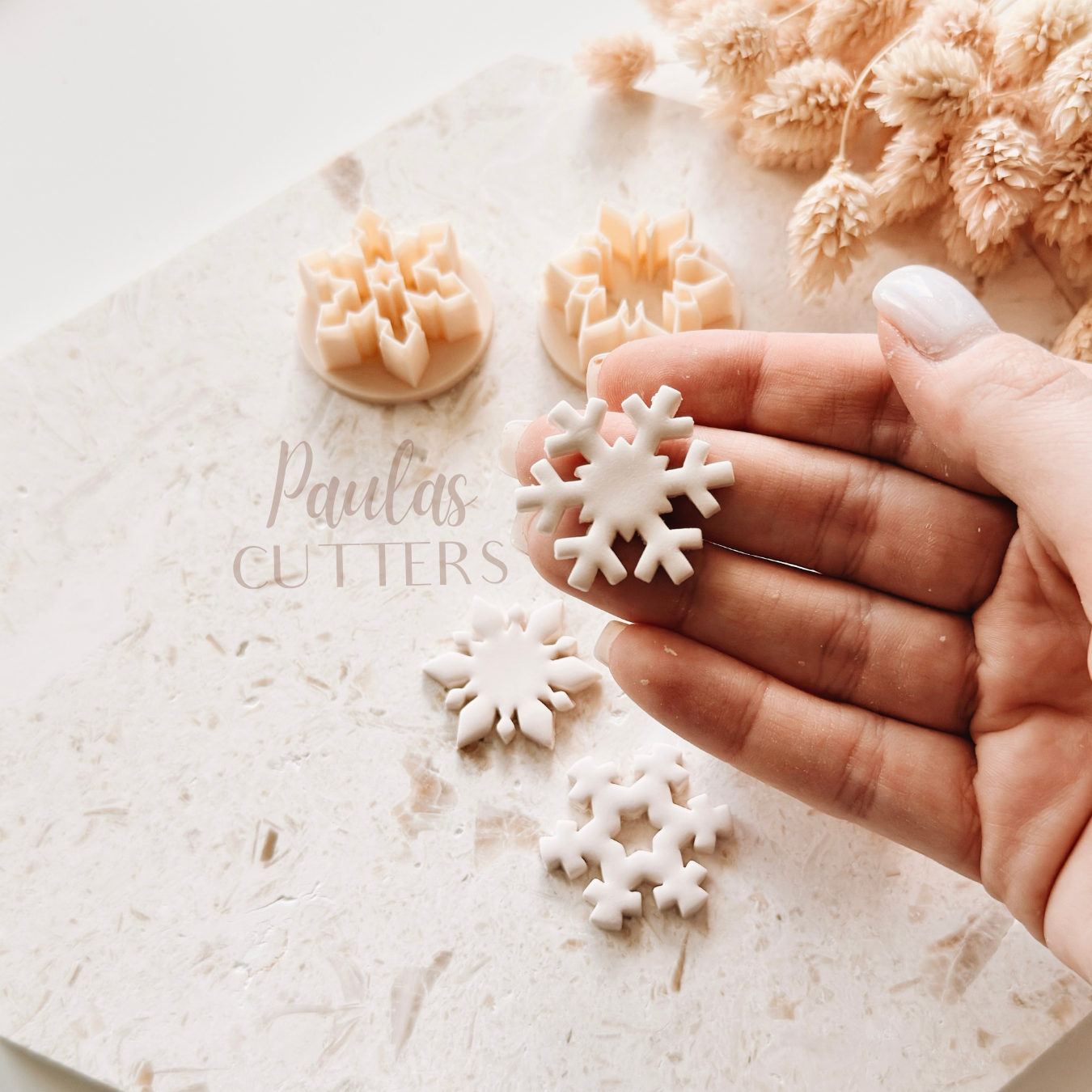 Polymer Clay Cutter, Snowflake Shape, Winter Earring Cutter Tool, Clay Cutter for Jewelry Making, D-12 / D-12 / D-13 / D14