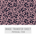 High quality water-soluble transfer paper applied on polymer clay, vibrant detailed pattern
