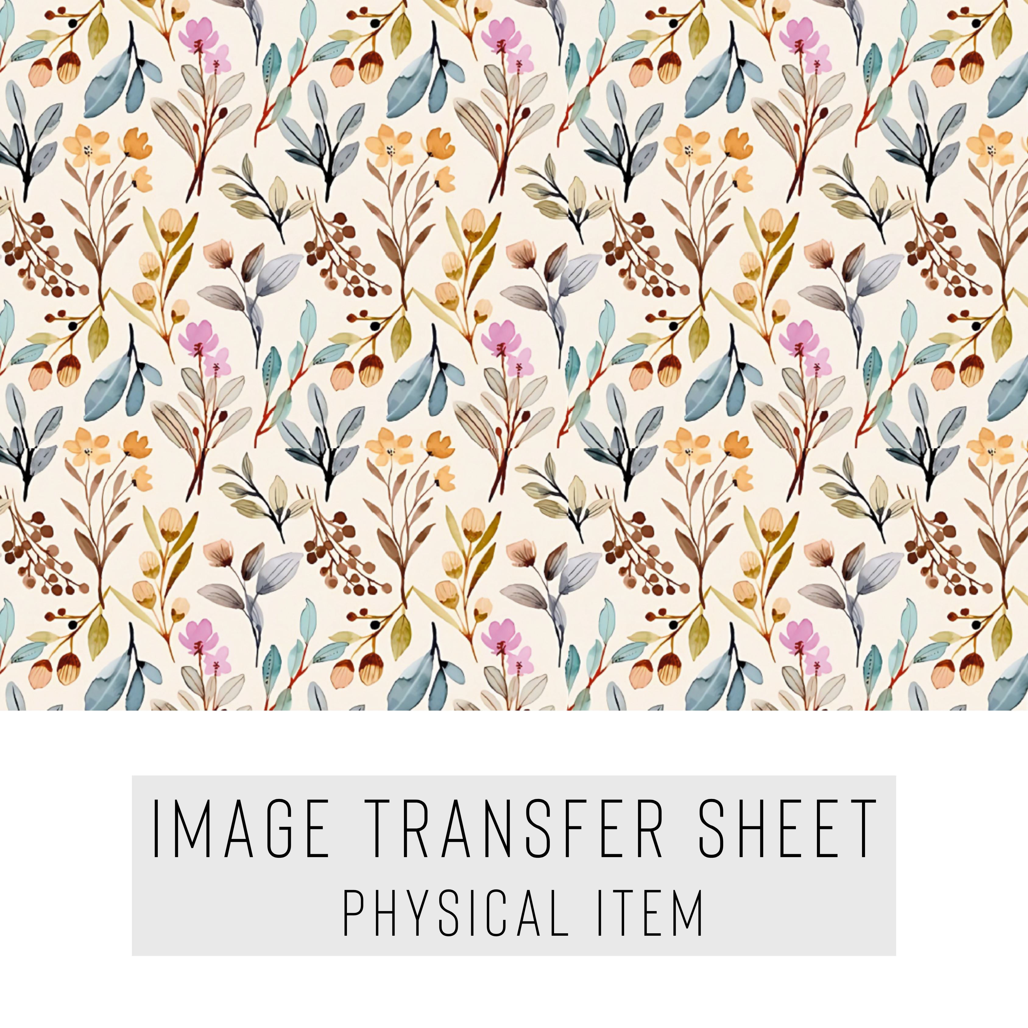 High quality water-soluble transfer paper applied on polymer clay, vibrant detailed pattern