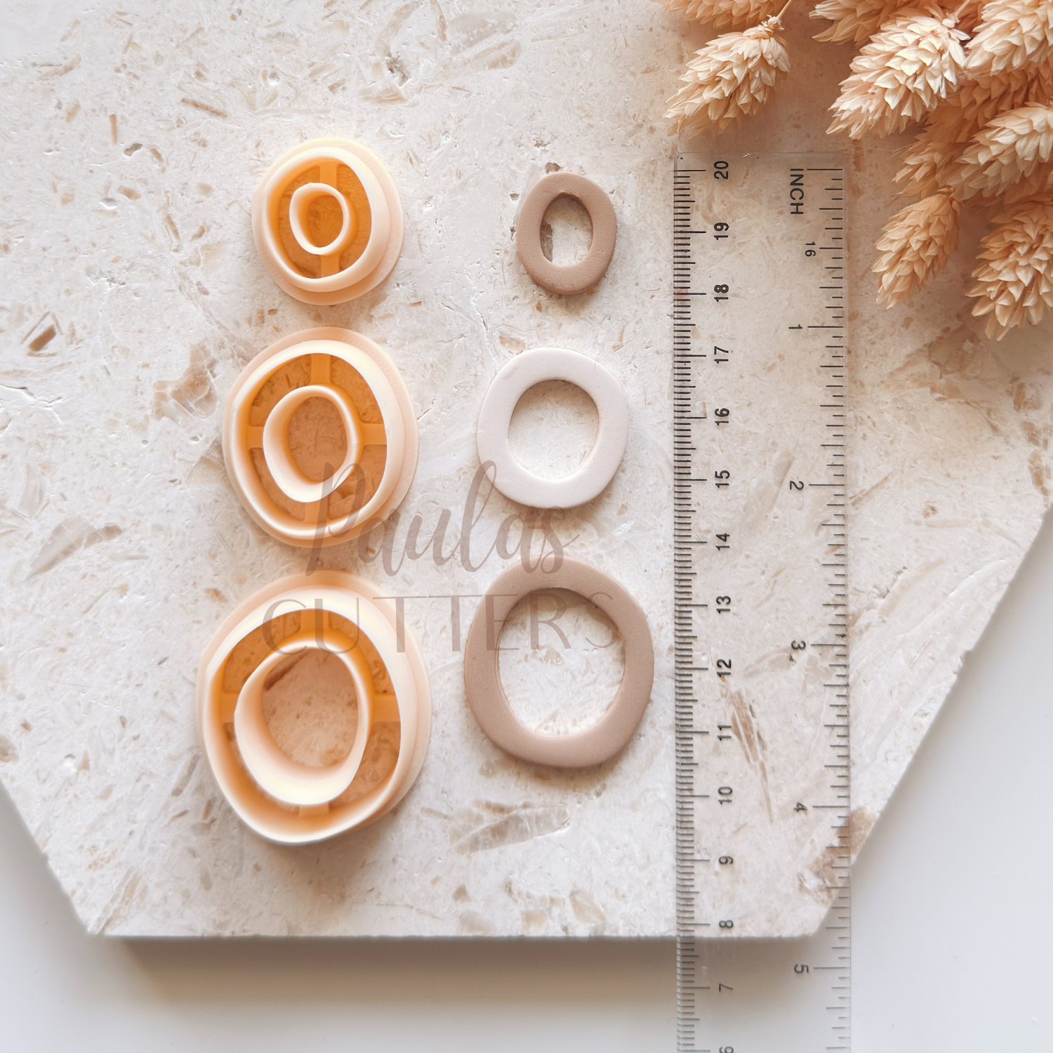 Emporte-pièce en argile polymère – Forme de base – Outil de découpe de boucles d'oreilles N-29