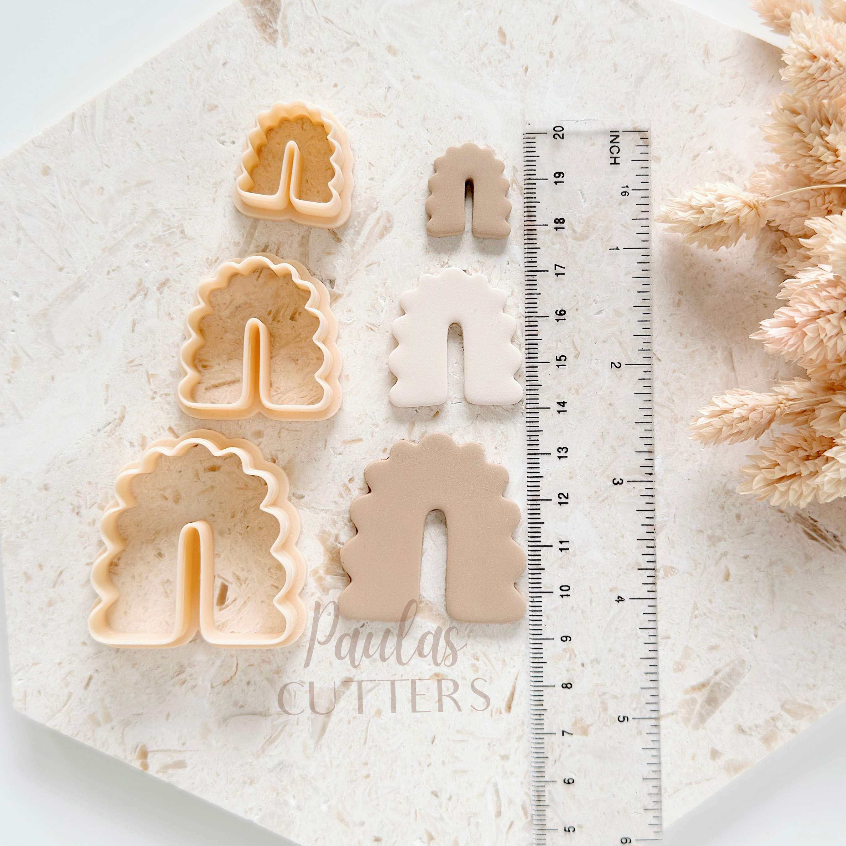 Polymer Clay Cutter, Arch Shapes, Pattern Earring Cutter Tool, Clay Cutters for Jewelry Making, F-01