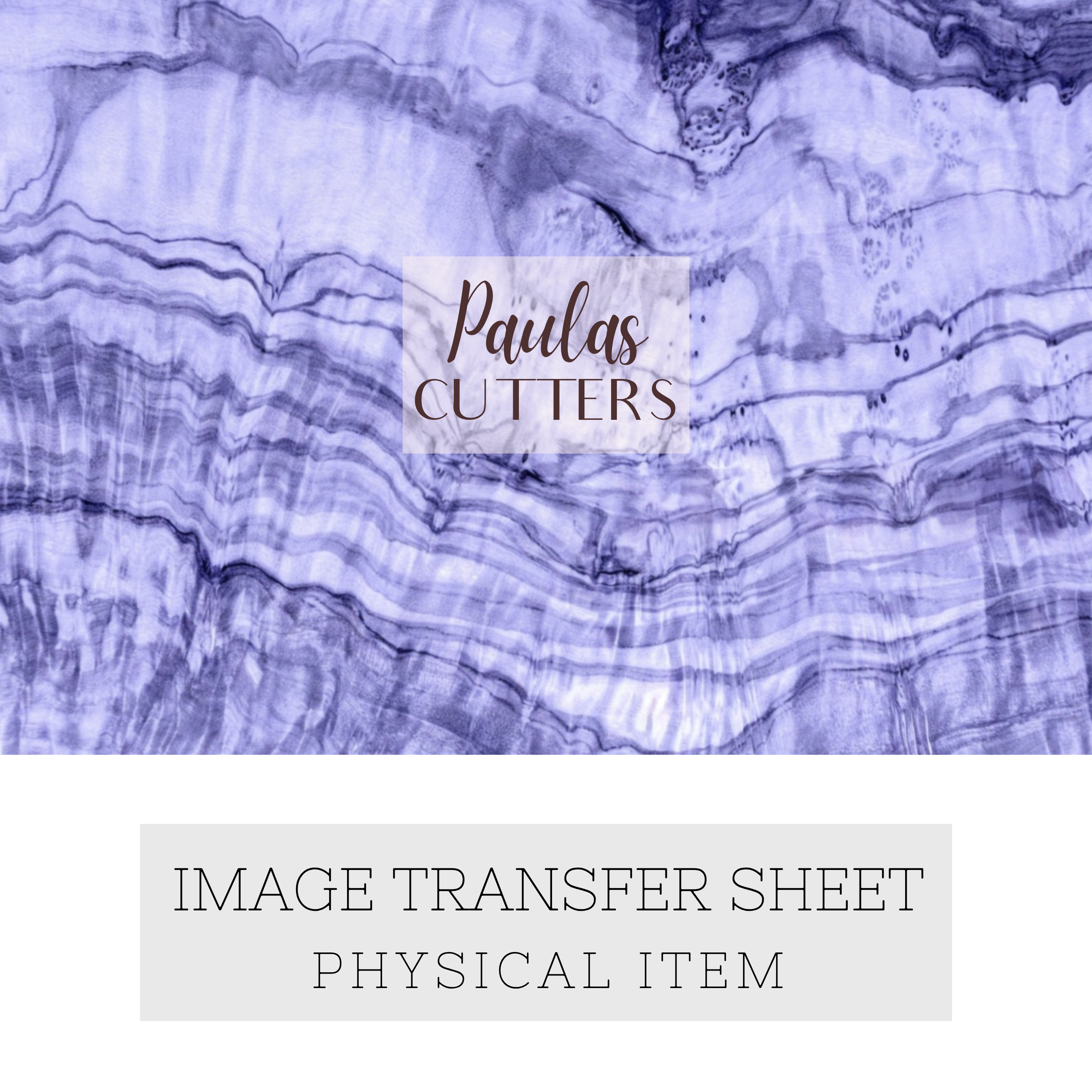Papier transfert pour pâte polymère – Feuille hydrosoluble TP-455