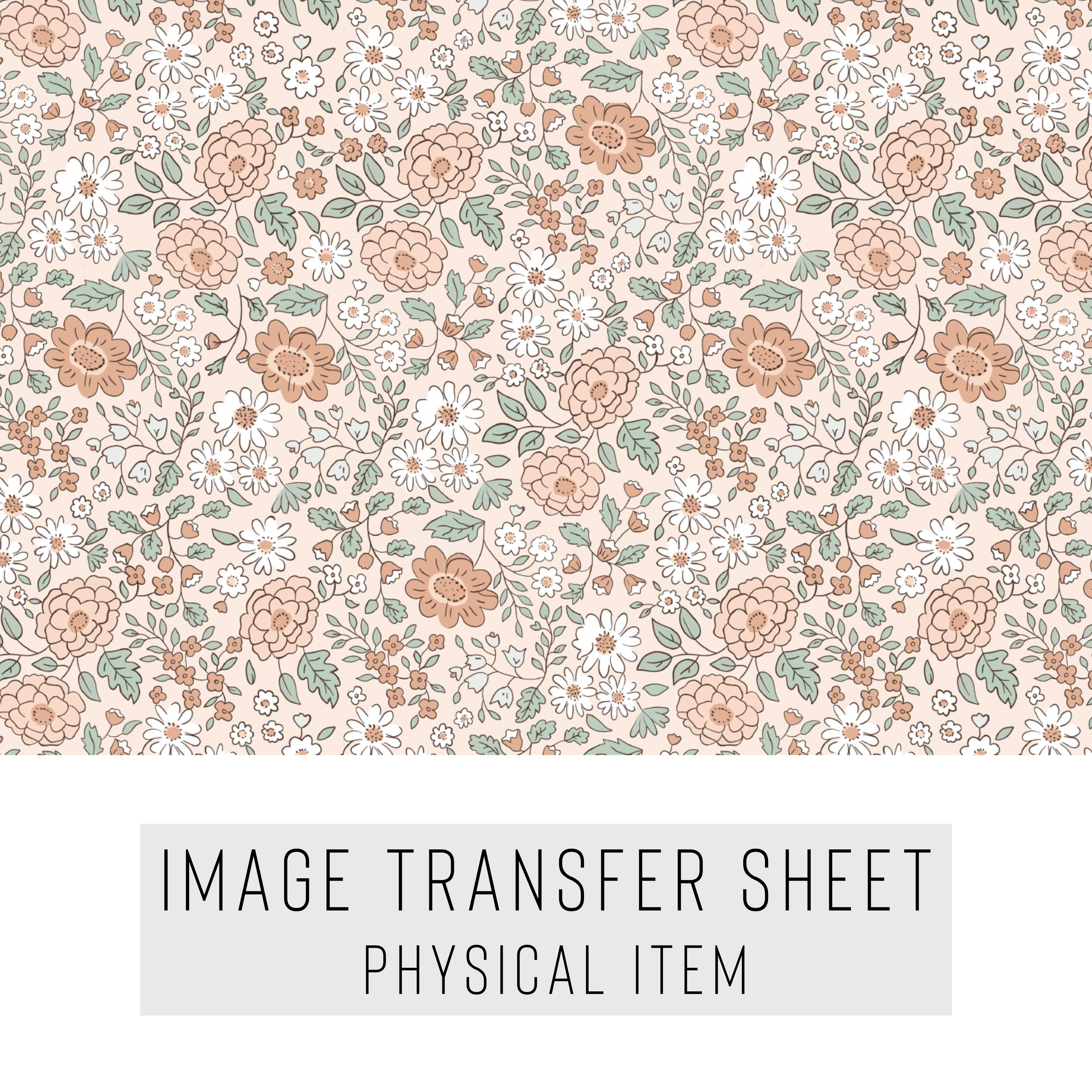 High quality water-soluble transfer paper applied on polymer clay, vibrant detailed pattern