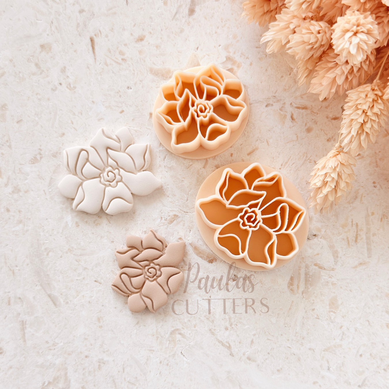 Polymer Clay Cutter, Floral Shapes, Statement Flower Earring Cutter Tool, Clay Cutters for Jewelry, B-11