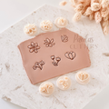 Polymer Clay Cutter, Flower Stamp Tool, Mini Floral Embossing Tool, Clay Tool for Jewelry Making, D-29