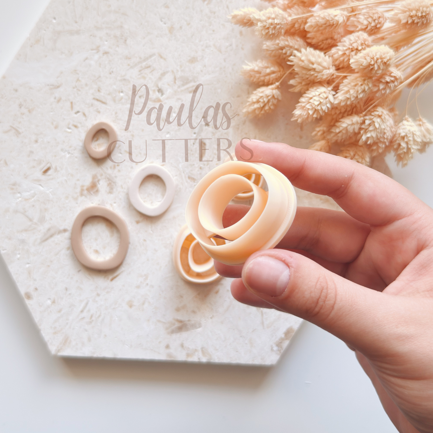 Emporte-pièce en argile polymère – Forme de base – Outil de découpe de boucles d'oreilles N-29