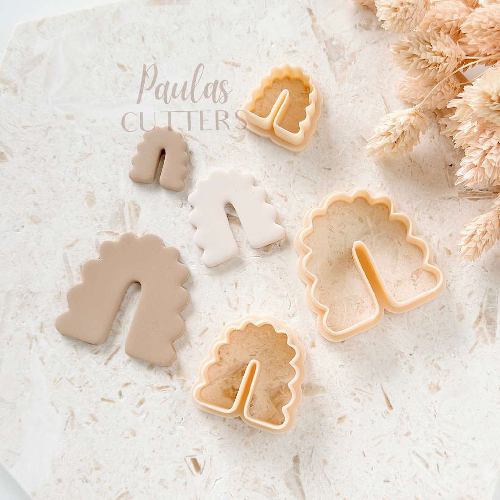 Polymer Clay Cutter, Arch Shapes, Pattern Earring Cutter Tool, Clay Cutters for Jewelry Making, F-01