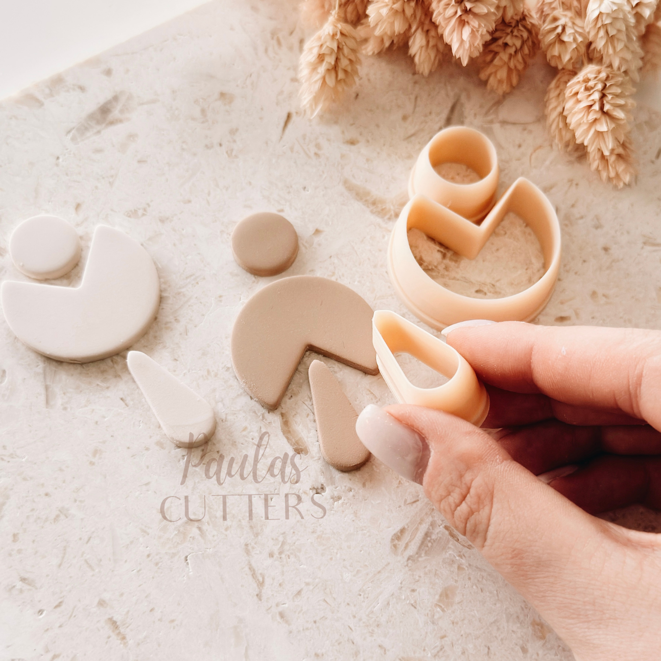Polymer Clay Cutter, Heart Shapes, Cute Earring Cutter Tool, Clay Cutters for Jewelry Making, C-06