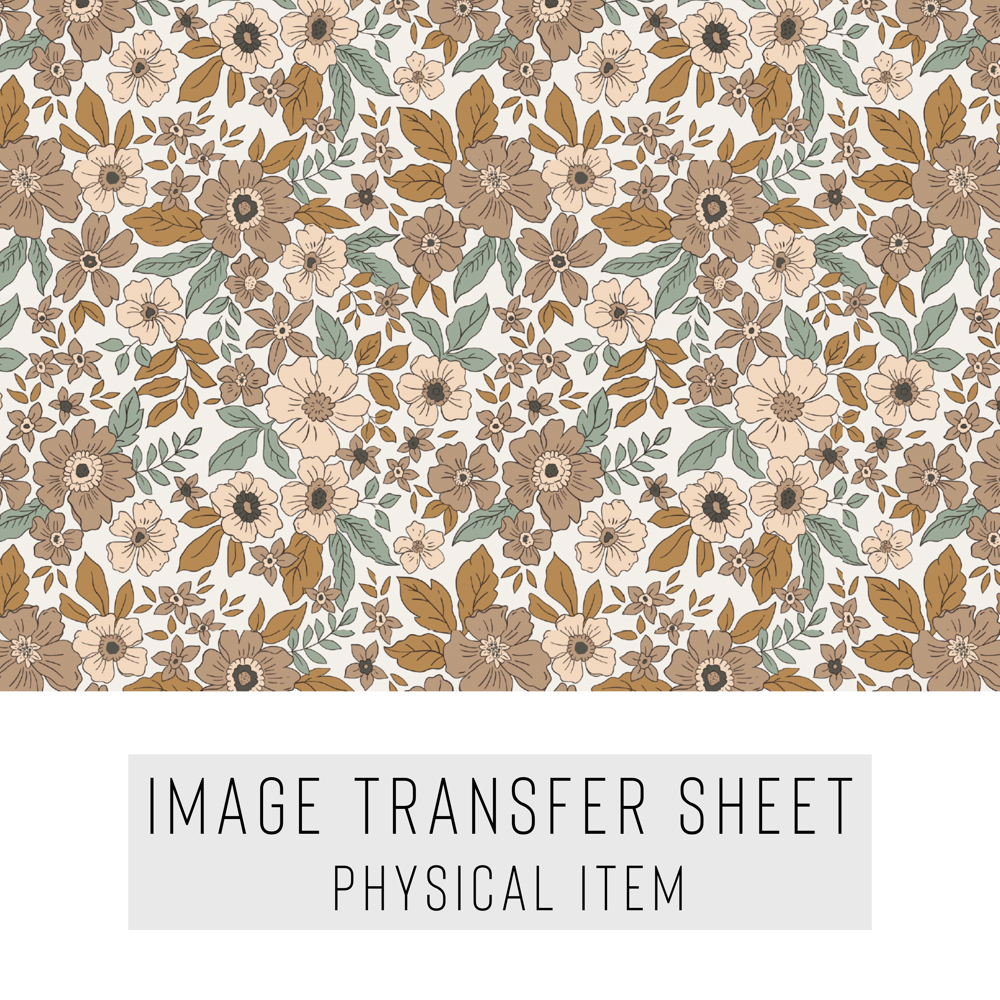 High quality water-soluble transfer paper applied on polymer clay, vibrant detailed pattern