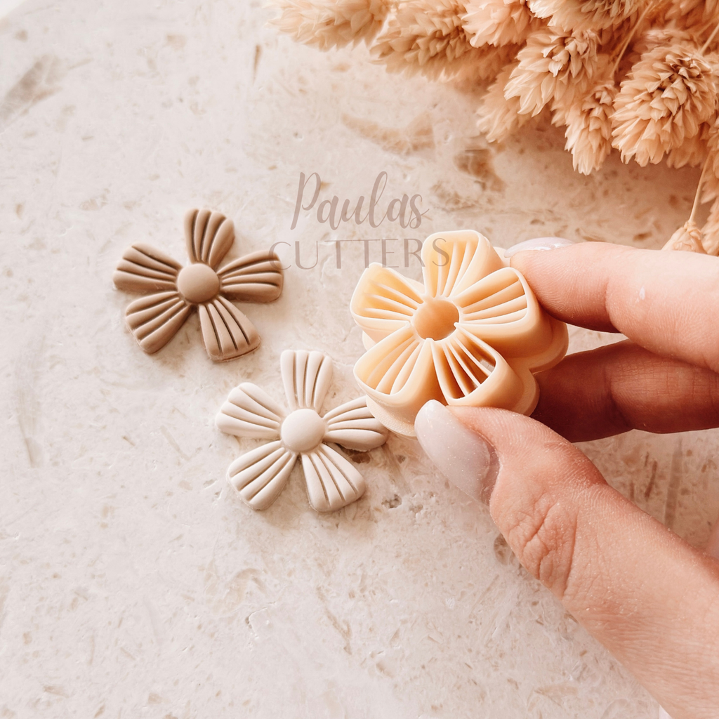 Polymer Clay Cutter, Flower Shapes, Floral Earring Cutter Tool, Clay Cutters for Jewelry Making, D-01
