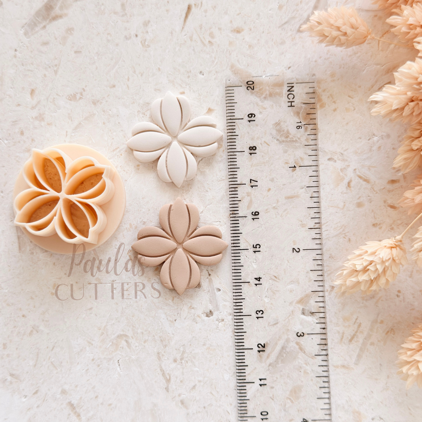 Polymer Clay Cutter, Simple Flower Shape, Minimal Floral Earring Cutter Tool, Clay Cutter for Jewelry, A-28