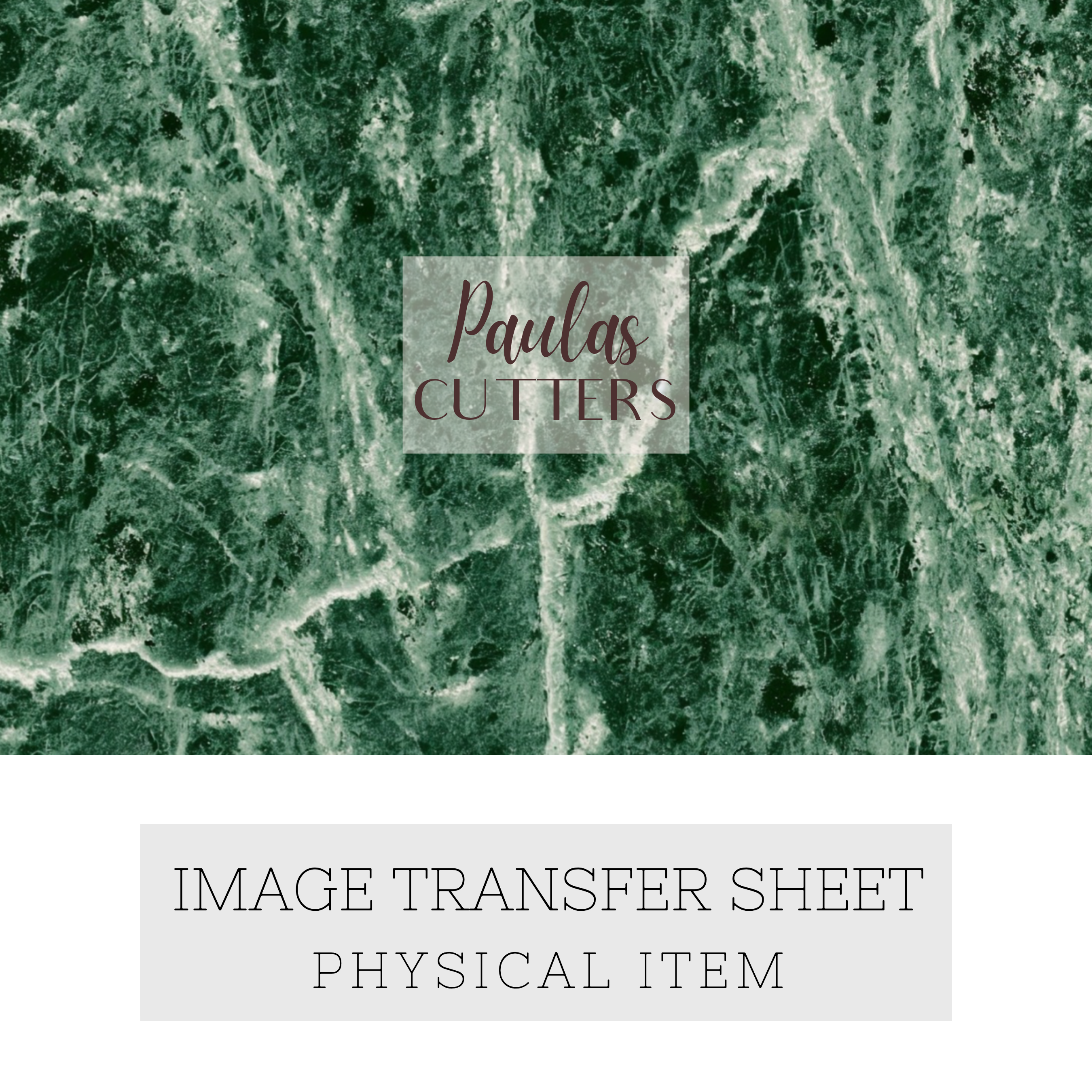 Papier transfert pour pâte polymère – Feuille hydrosoluble TP-455