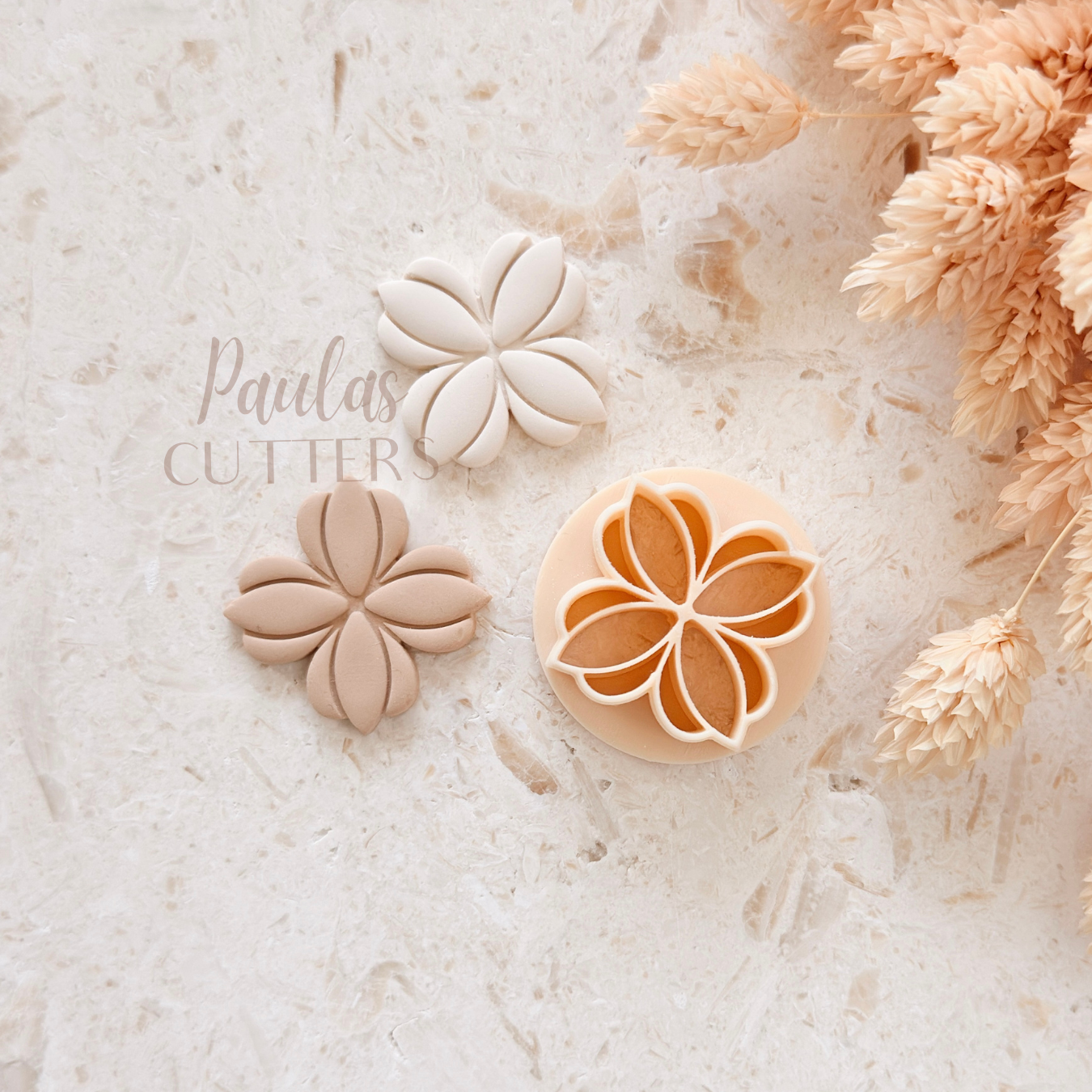 Polymer Clay Cutter, Simple Flower Shape, Minimal Floral Earring Cutter Tool, Clay Cutter for Jewelry, A-28