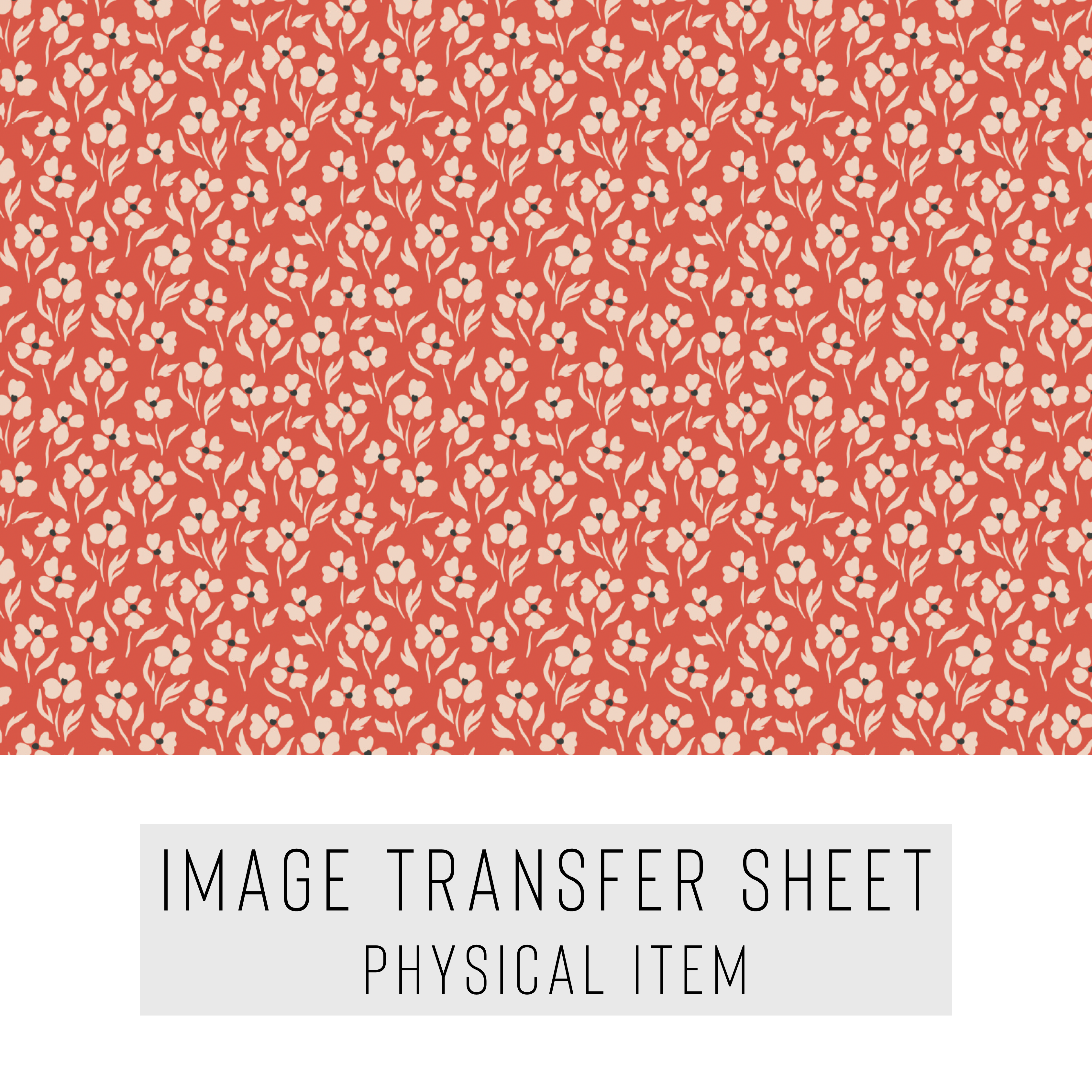 High quality water-soluble transfer paper applied on polymer clay, vibrant detailed pattern