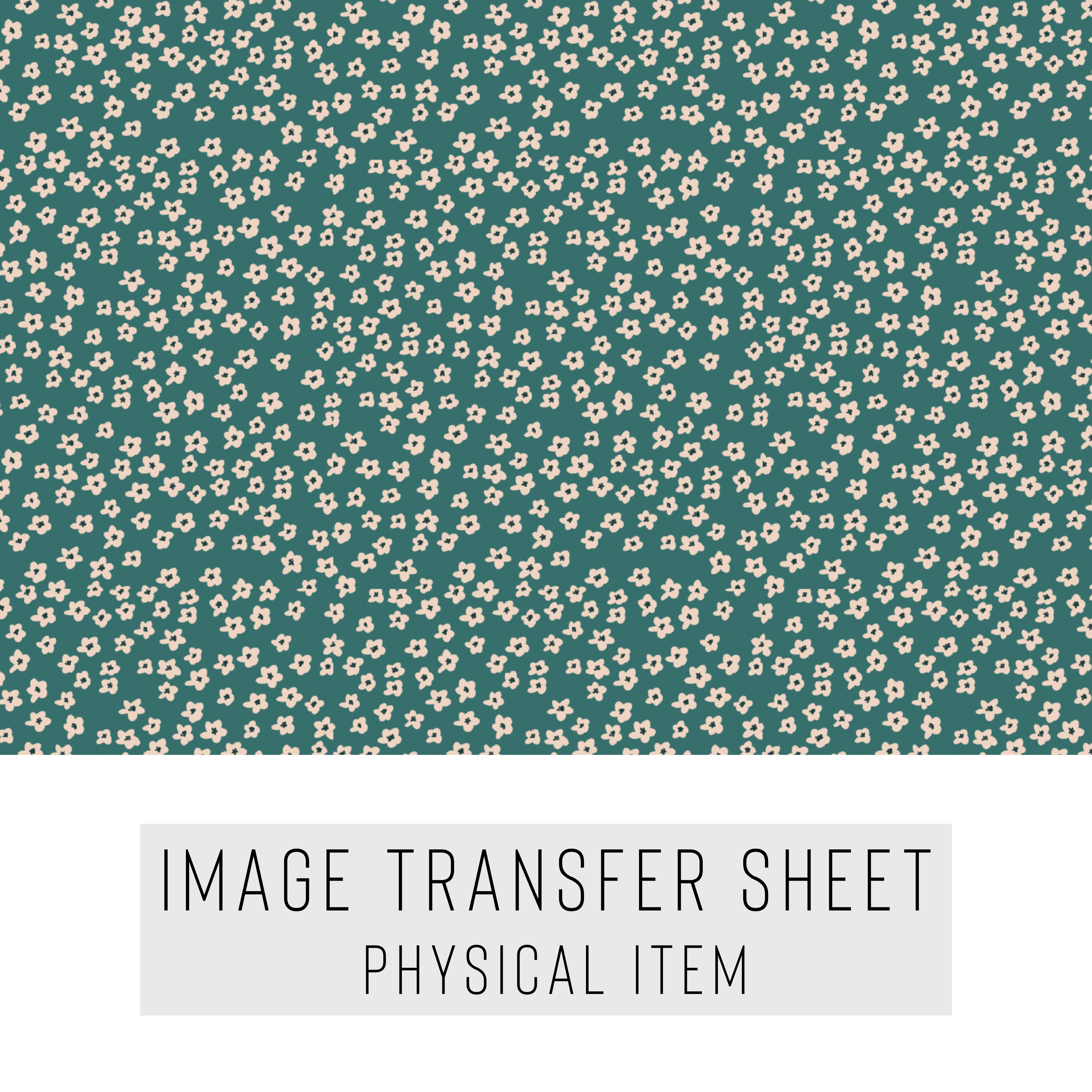 High quality water-soluble transfer paper applied on polymer clay, vibrant detailed pattern