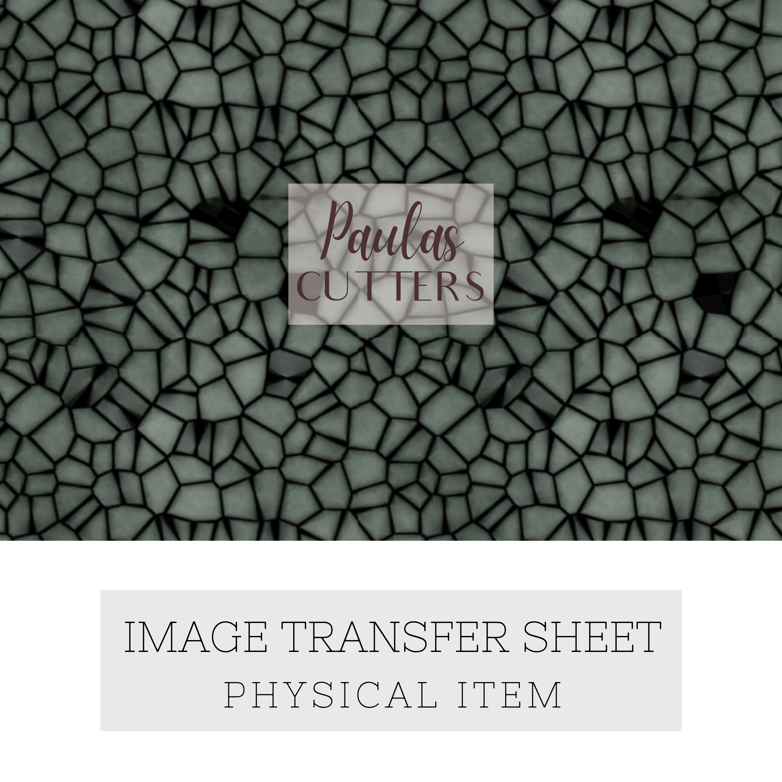 Papier transfert pour pâte polymère – Feuille hydrosoluble TP-455