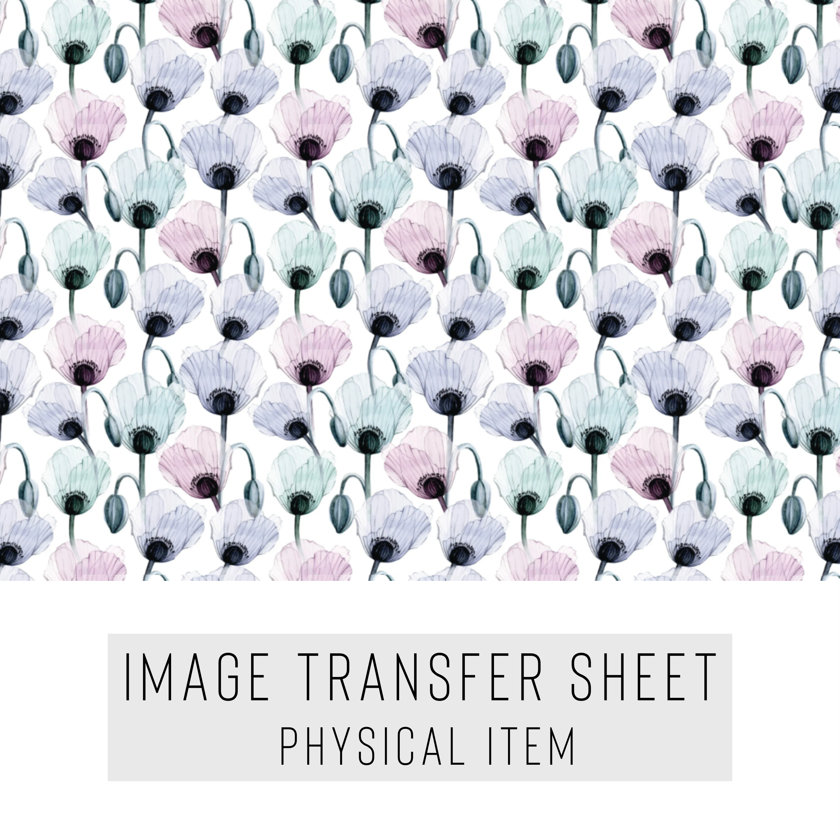 High quality water-soluble transfer paper applied on polymer clay, vibrant detailed pattern