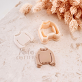 Emporte-pièce pour pâte polymère – Forme basique – Outil pour boucles d'oreilles D-10