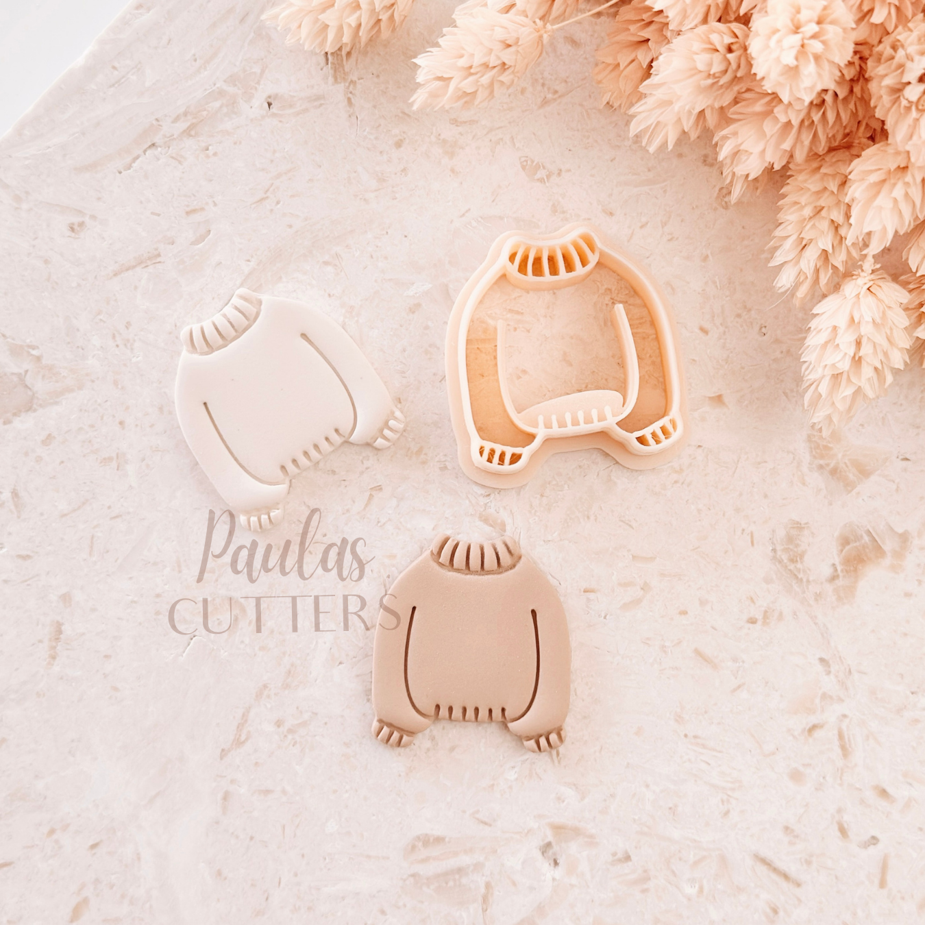Polymer Clay Cutter, Sweater Shape, Winter Earring Cutter Tool, Clay Cutter for Jewelry Making, D-10